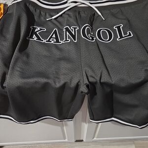 New Set Of 2 Shorts Kangol Men's Charcoal Athletic Shorts Plus 1 More